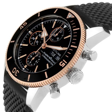 breitling superocean heritage rose gold replica|breitling superocean heritage 44 price.